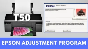Adjustment Program Epson T50