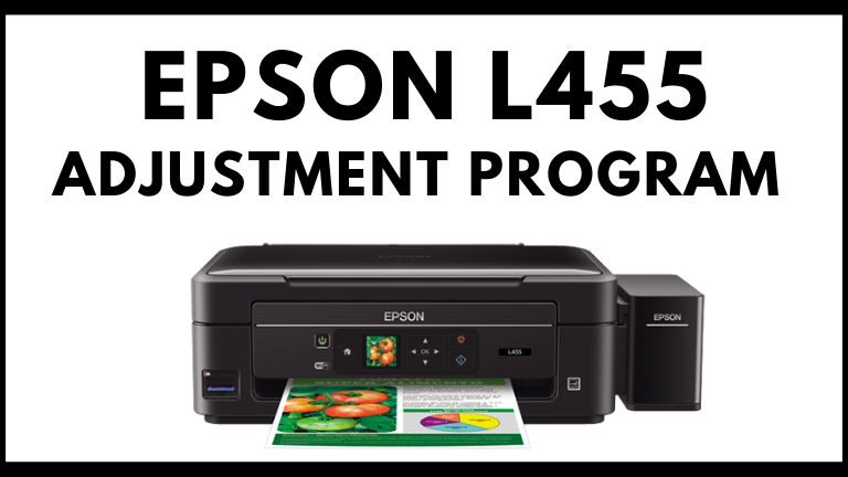 Adjustment program Epson L455