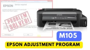 Adjustment program Epson M105