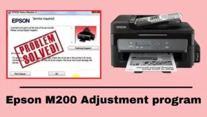 Epson M200 Adjustment program