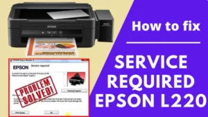Service required Epson L220 
