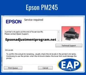 Epson PM245 Resetter