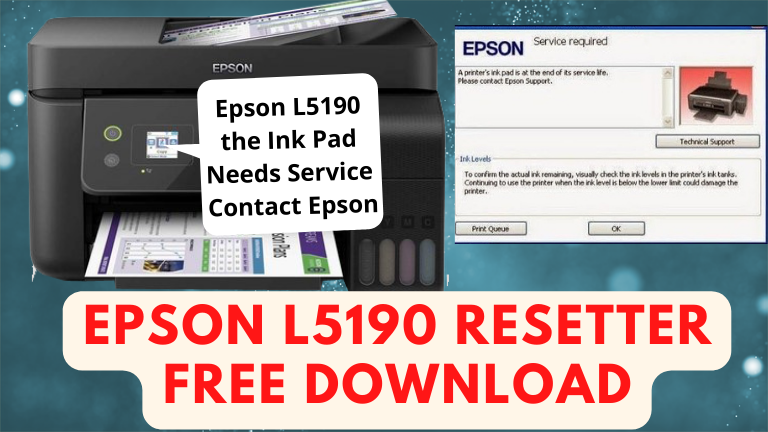 Epson l5190 Resetter Free Download Rar