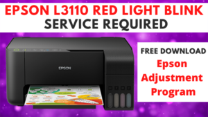 Epson L3110 adjustment program