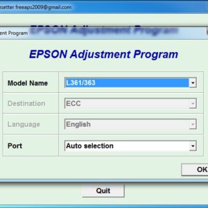 Epson L361 Resetter download
