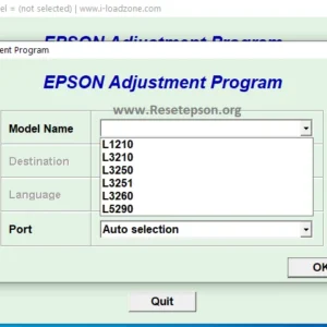 Epson L3210 Resetter Download