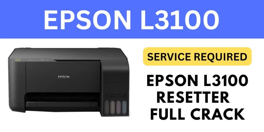 Epson l3100 Resetter