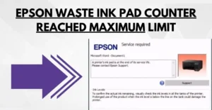 Waste Ink Pad Counter