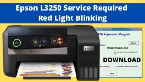 Epson l3250 service required