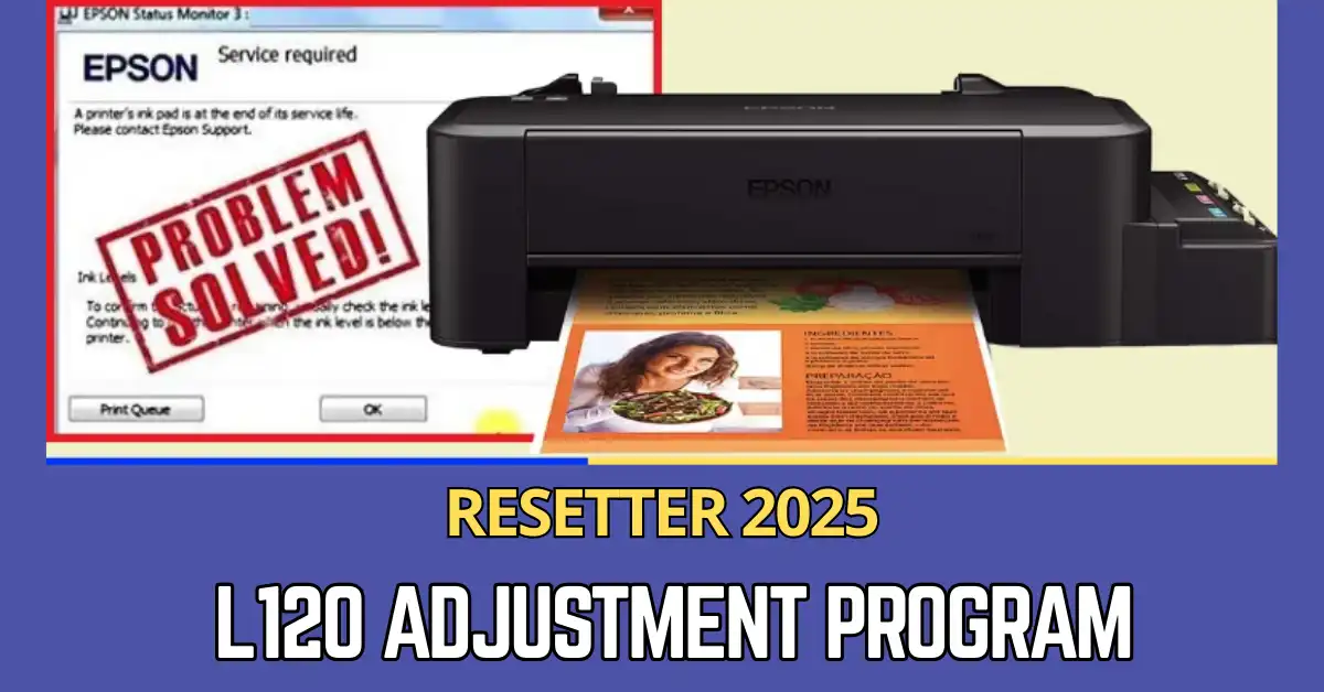Epson L120 adjustment Program Download