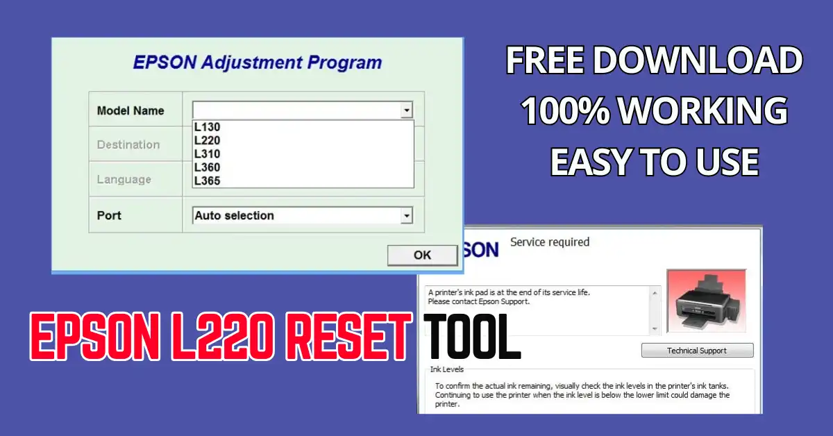 Epson L220 Adjustment Program
