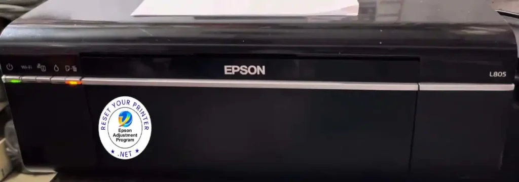 Epson L805 red light blinking