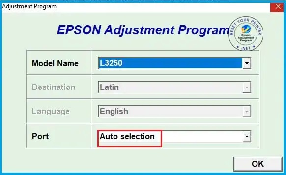 Epson Adjustment Program L3250
