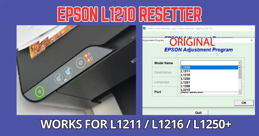 Epson L1210 Resetter Download