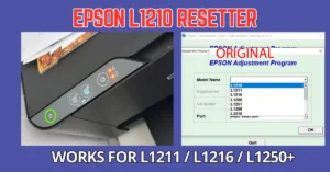 Epson L1210 Resetter Download
