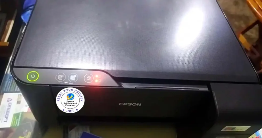 Epson L3210 red light blinking problem